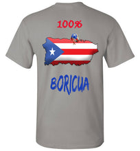 Load image into Gallery viewer, Jireh Kitchen Fashion Black tee Red and Blue Letters