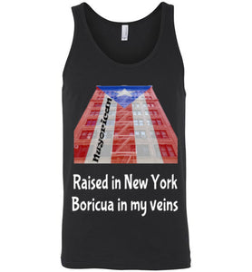 PR Flag NY Fire Escape Building Black T
