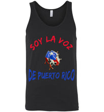 Load image into Gallery viewer, Soy La Voz Curved Black T