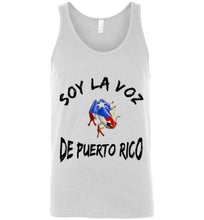 Load image into Gallery viewer, Soy la Voz Curved White T